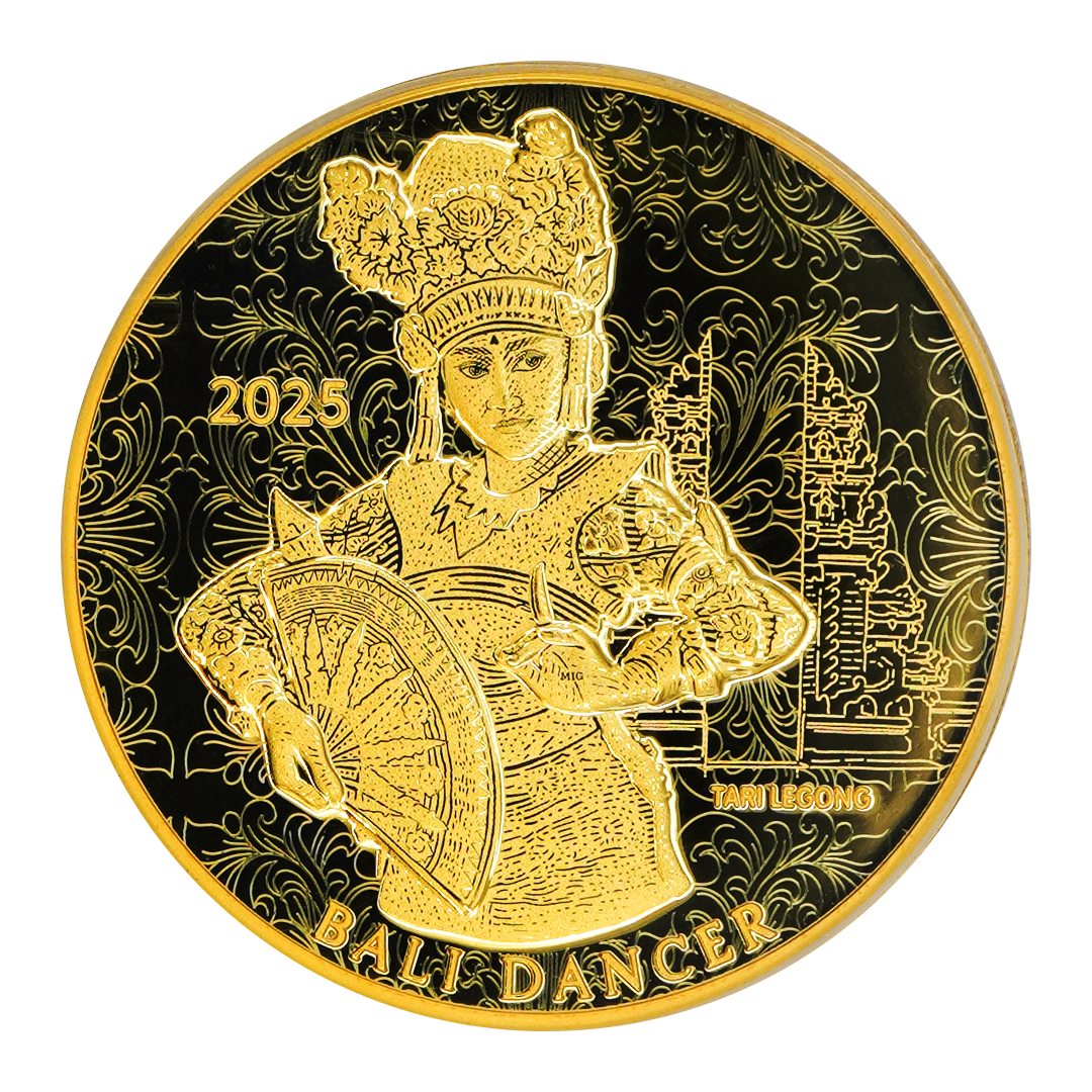 Bali Dancer - Gold Plated