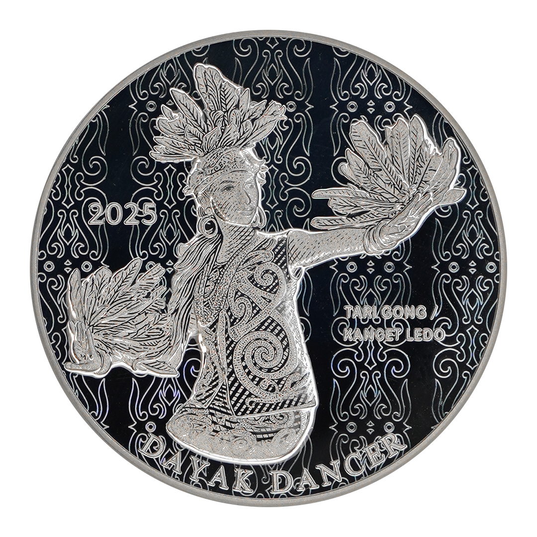 Dayak Dancer - Silverised