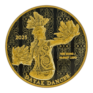 Dayak Dancer - Gold Plated