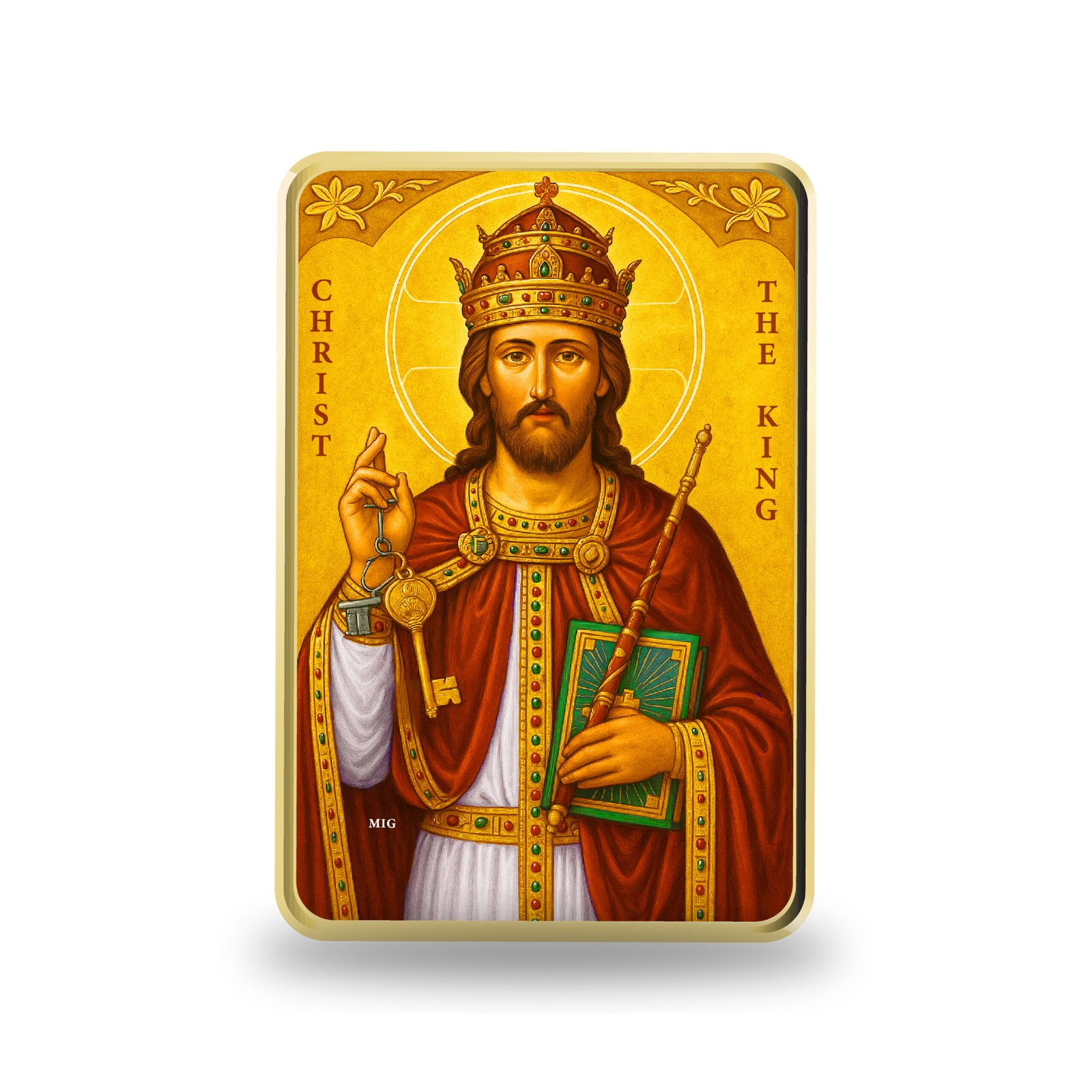 Christ The King - Gold Plated