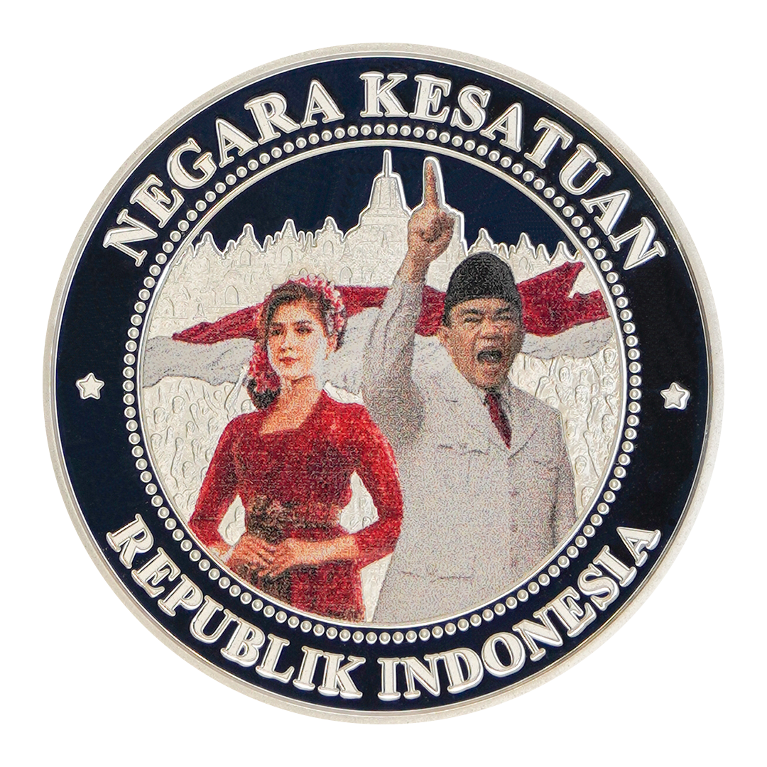 80th Independence Day Indonesian Youth Zinc Alloy Medal