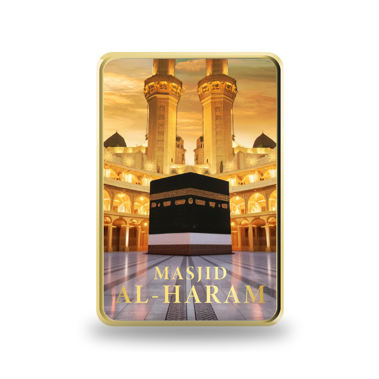 Masjid Al-Haram - Gold Plated