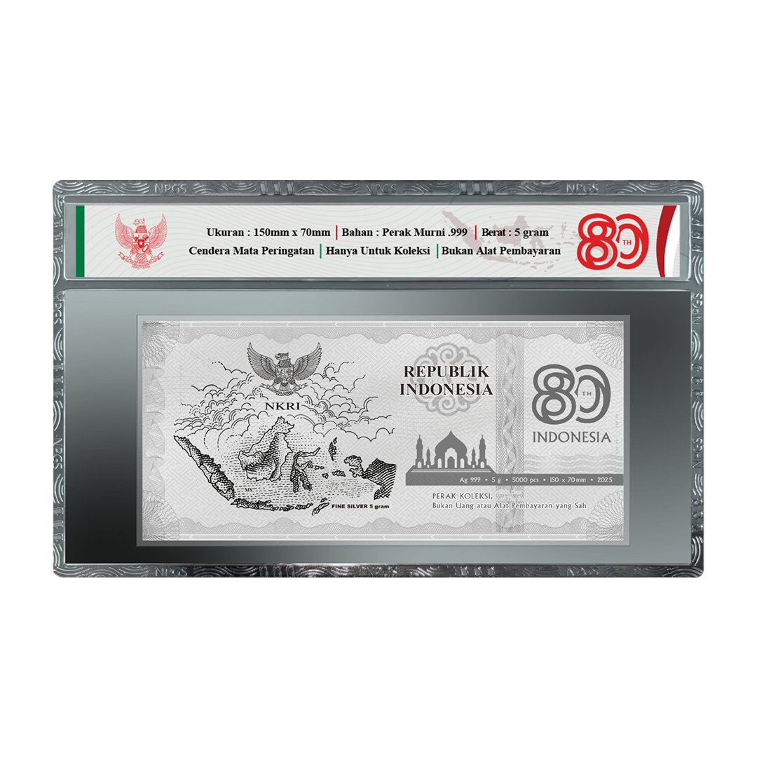 80th Independence Day Indonesian Youth Silver Note - Image 5