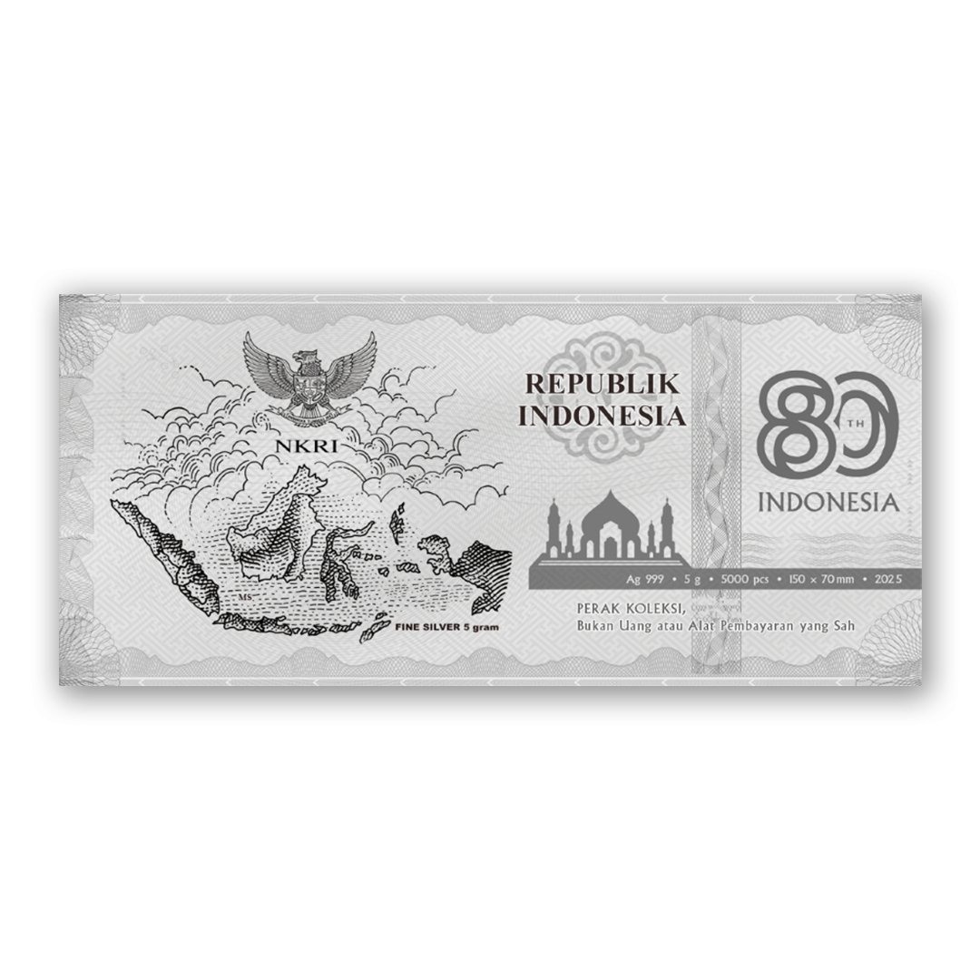 80th Independence Day Indonesian Youth Silver Note - Image 2