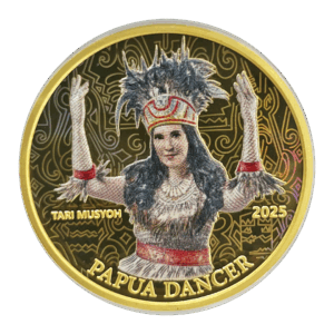 Papua Dancer - Gold Plated