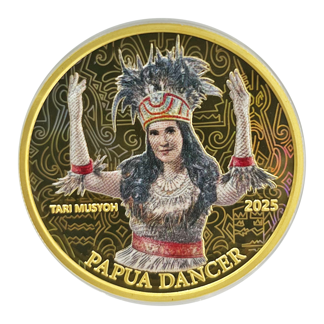 Papua Dancer - Gold Plated