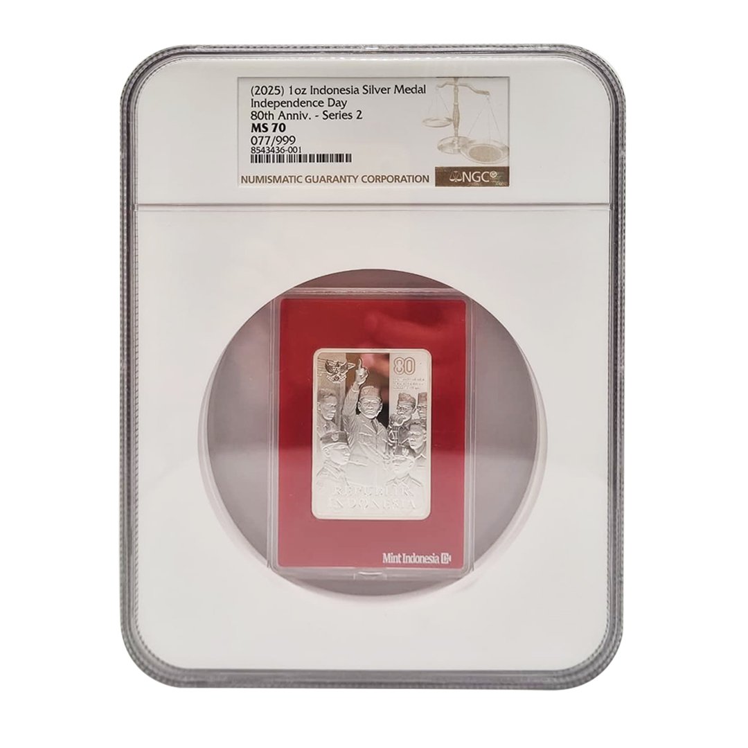 80th Independence Day Flag Ceremony - Choice Number 077 / 999 – Highest Score NGC 70
