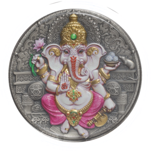 Silver Coin 2oz - Ganesha High Relief