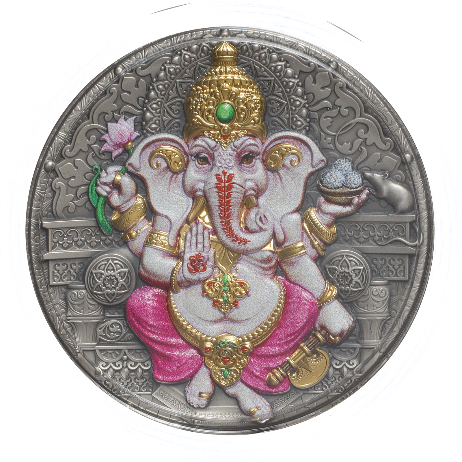 Silver Coin 2oz - Ganesha High Relief