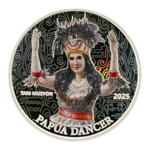 Papua Dancer - Silver Colorised