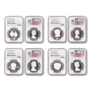 1981 Royal Wedding 16-Coin Silver Proof Set, NGC PF66–PF69 Ultra Cameo